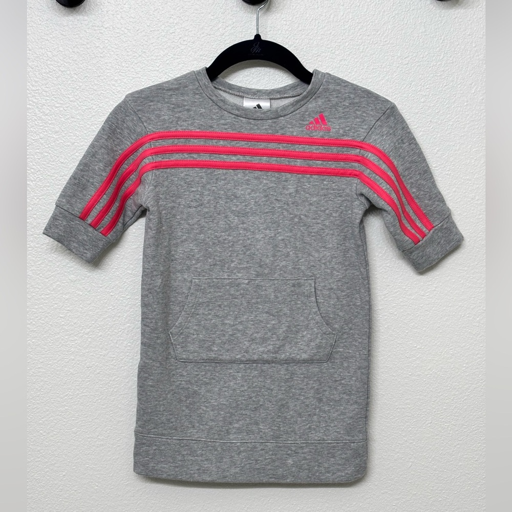 Adidas Toddler French Terry 3 Stripe Dress Size 3T